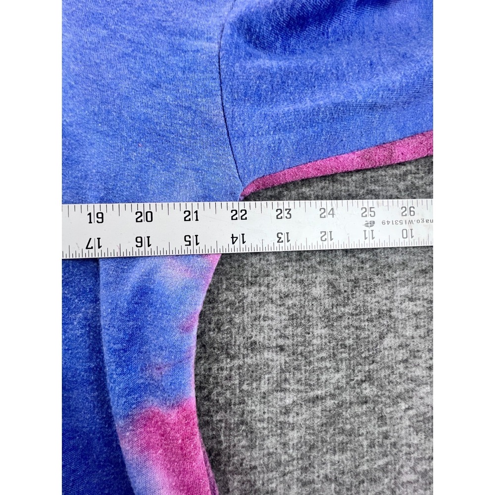 White Birch Tie Dye Hoodie Womens XL Pullover Pink Blue Soft Sweatshirt - Picture 3 of 6